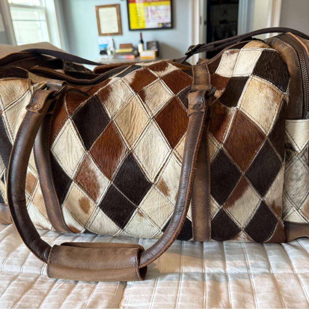 STS Ranchwear Leather Patchwork Tote - Picture 5 of 16